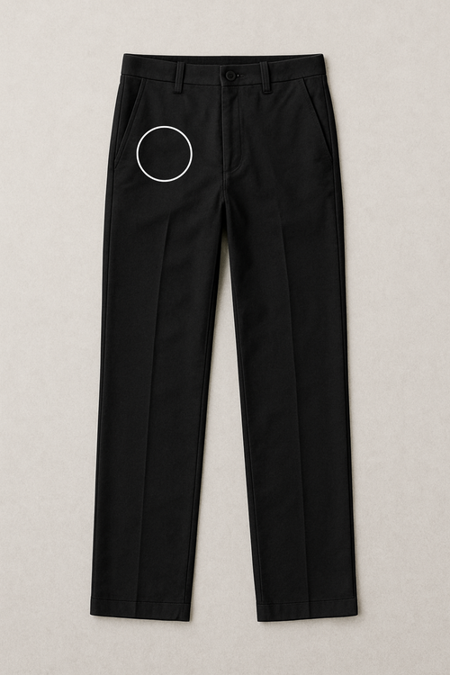 Business Trousers Embroidery (Left or Right Side)
