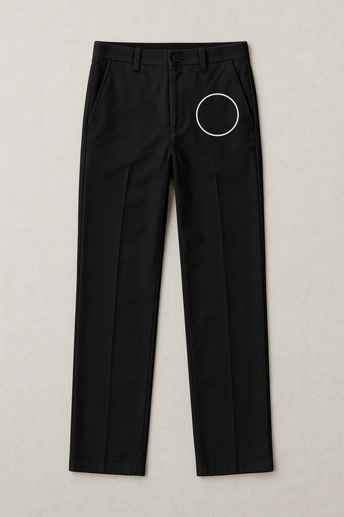 Business Trousers Embroidery (Left or Right Side)